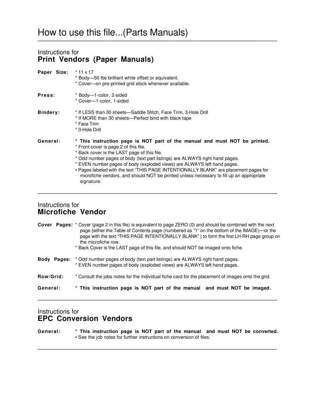 Simplicity HMSK110, OSHK80, HMSK80 manual How to use this file...Parts Manuals 