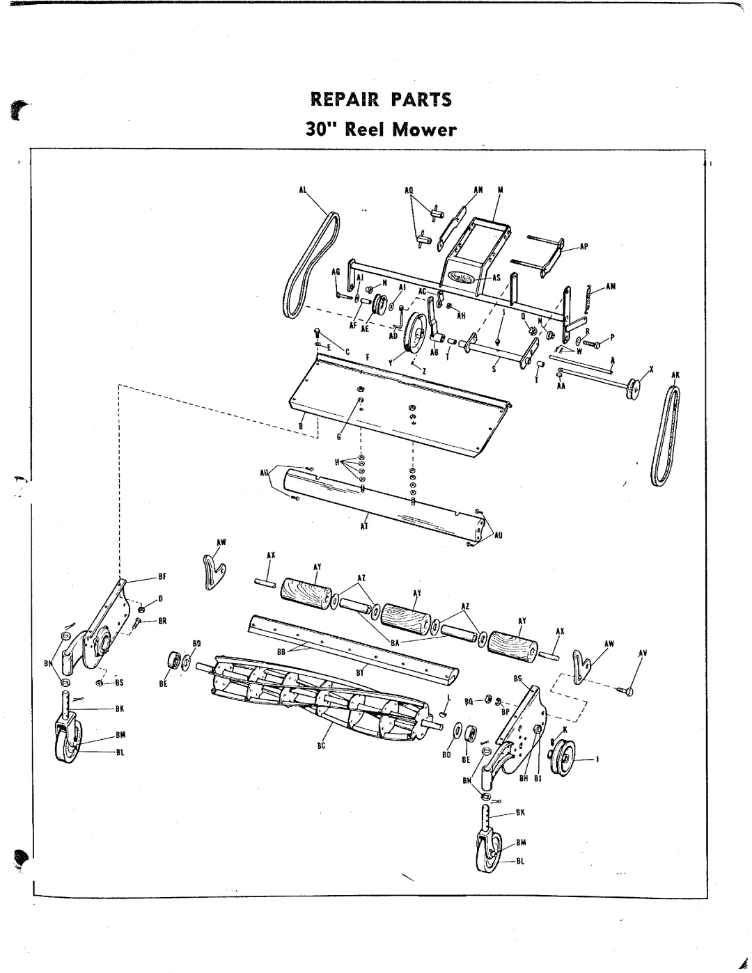 Simplicity Reel Mower manual 