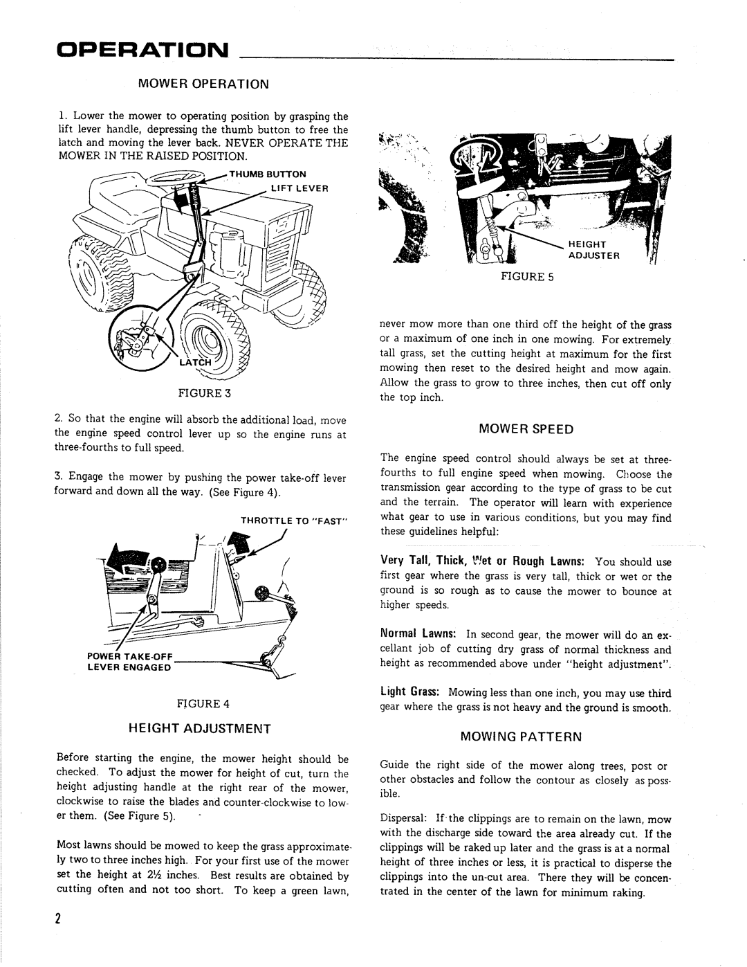 Simplicity Rotary Mower manual 