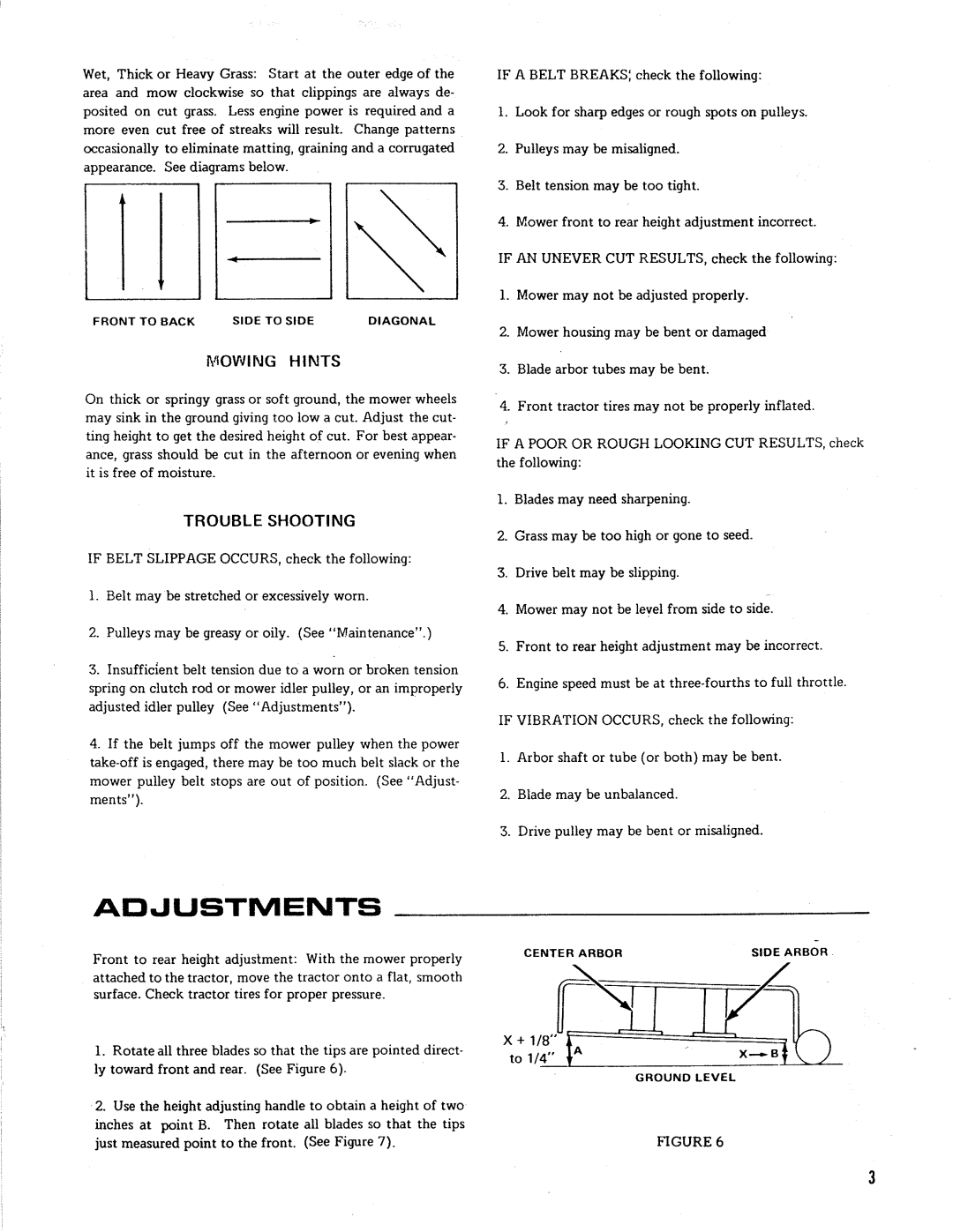 Simplicity Rotary Mower manual 