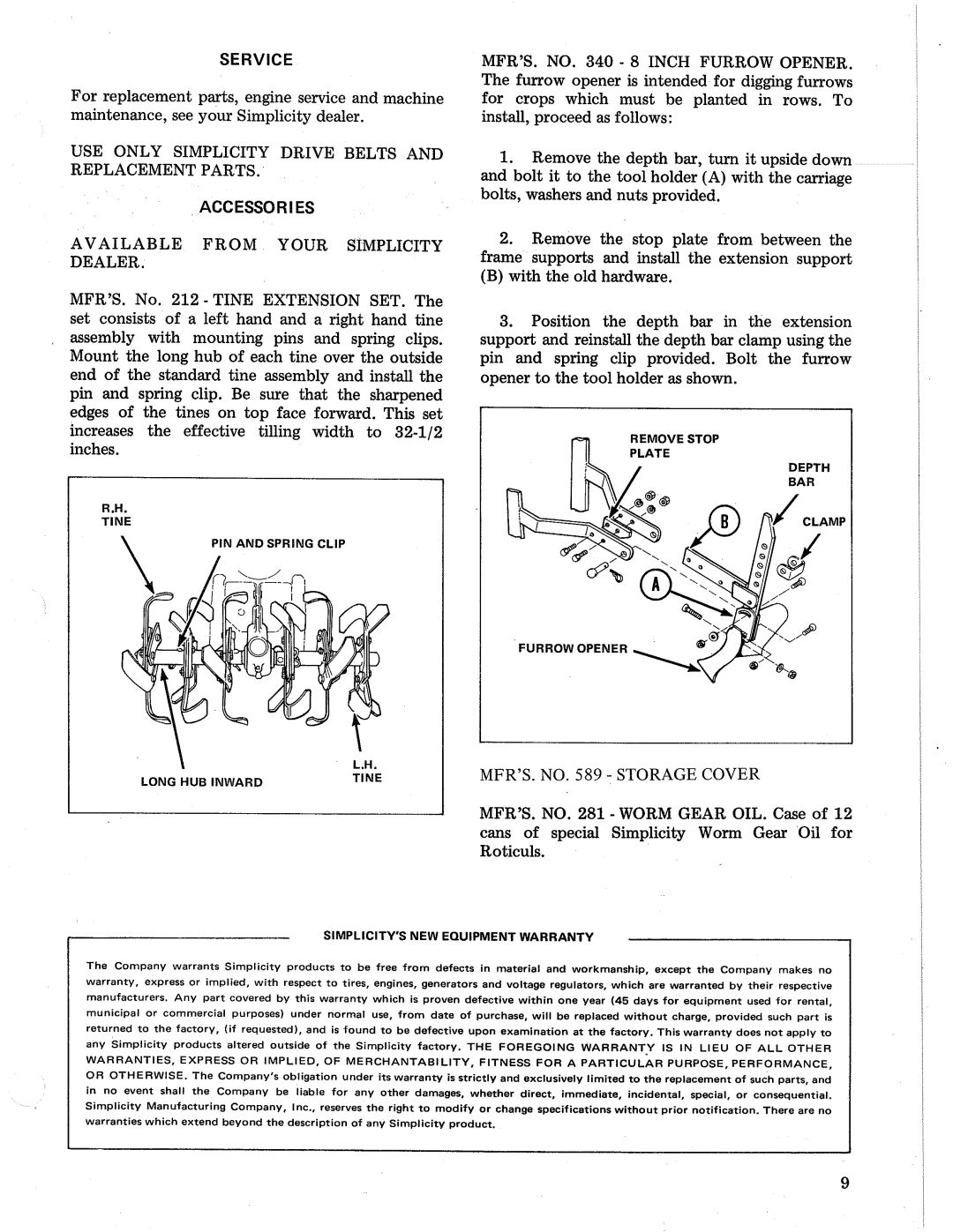 Simplicity Roticul manual 