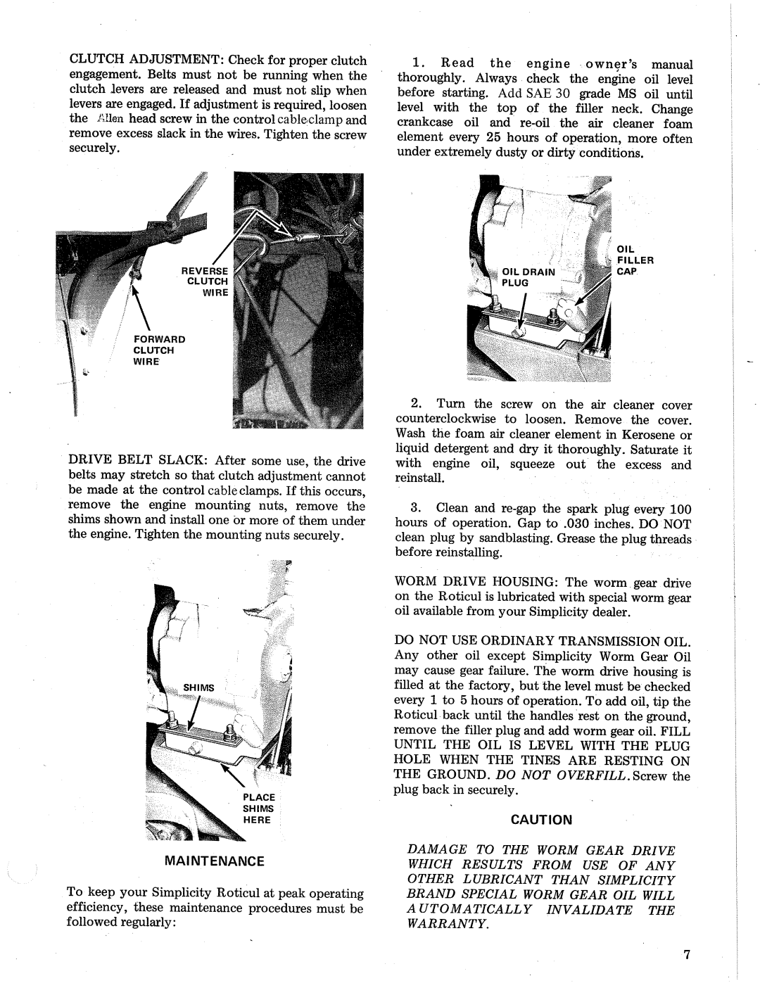 Simplicity Roticul manual 