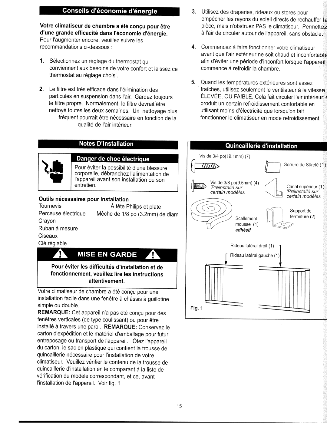 Simplicity SAC8017EE manual 