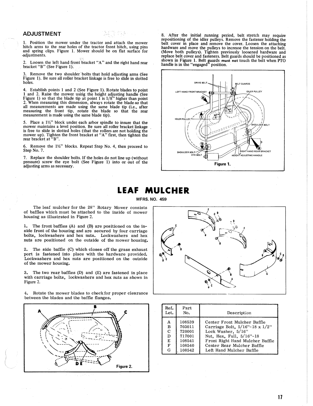 Simplicity SERF-525 manual 