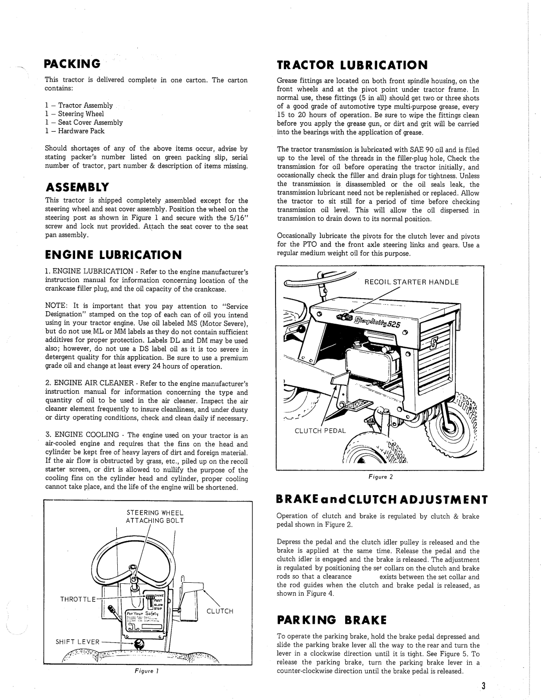 Simplicity SERF-525 manual 