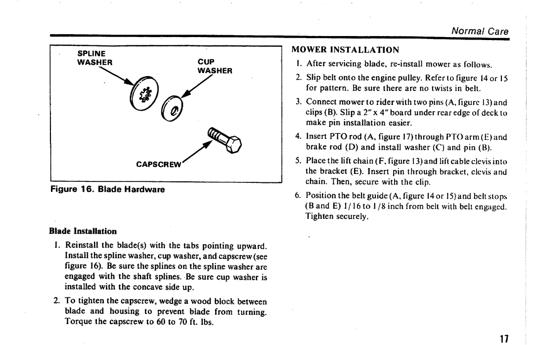 Simplicity SunRunner Series manual 