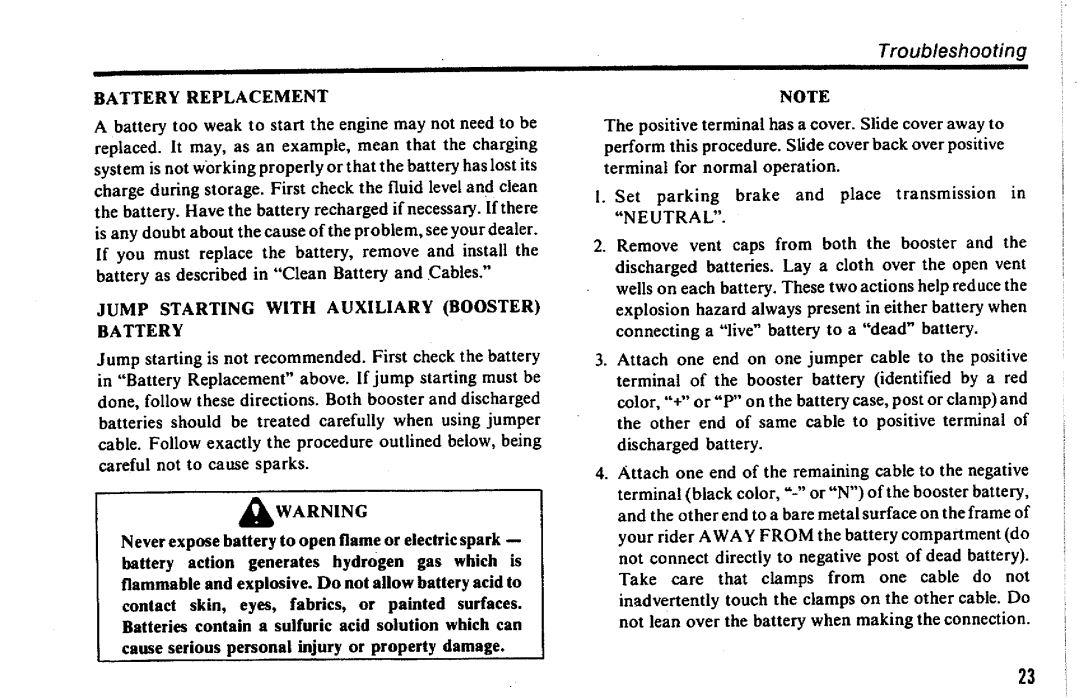 Simplicity SunRunner Series manual 