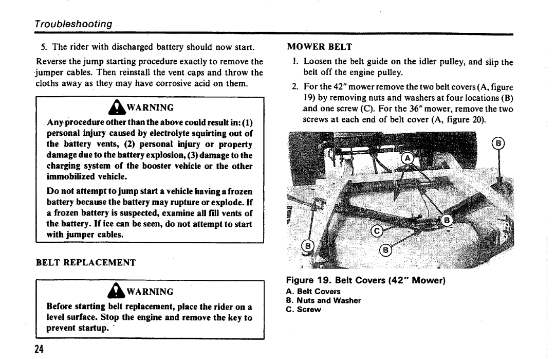 Simplicity SunRunner Series manual 