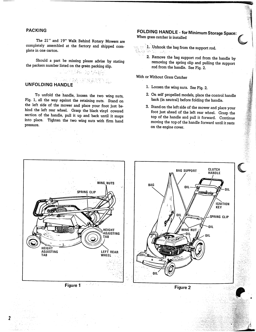 Simplicity TP 100 manual 