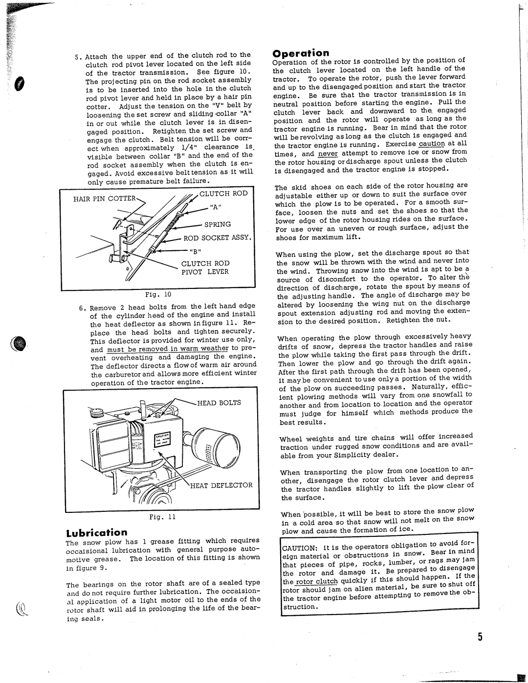 Simplicity TP 400 manual 