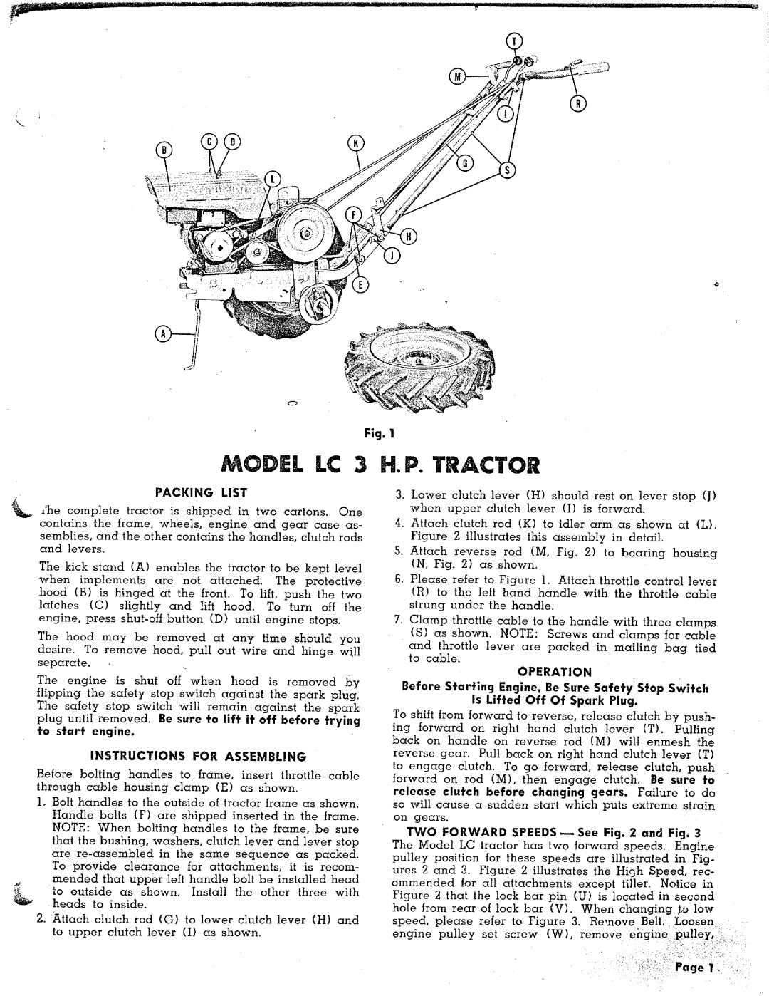 Simplicity VC manual 