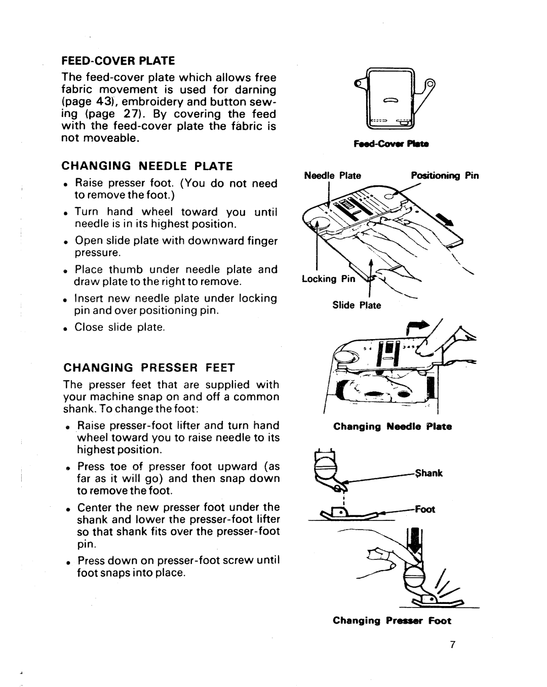 Singer 1021, 1022 manual 