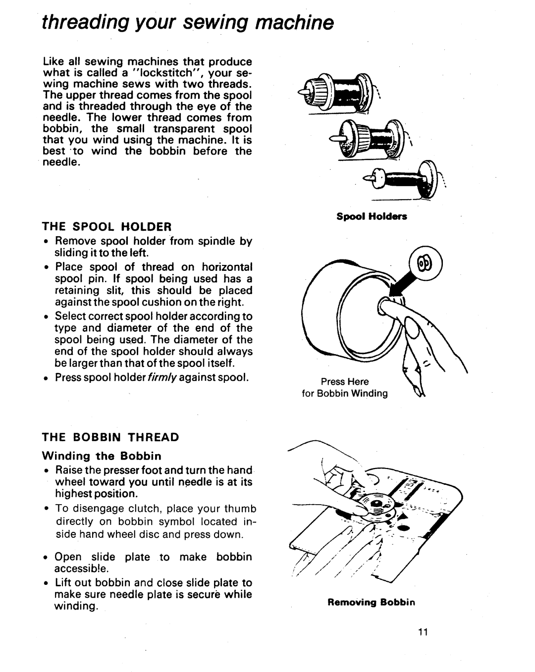 Singer 1021, 1022 manual 