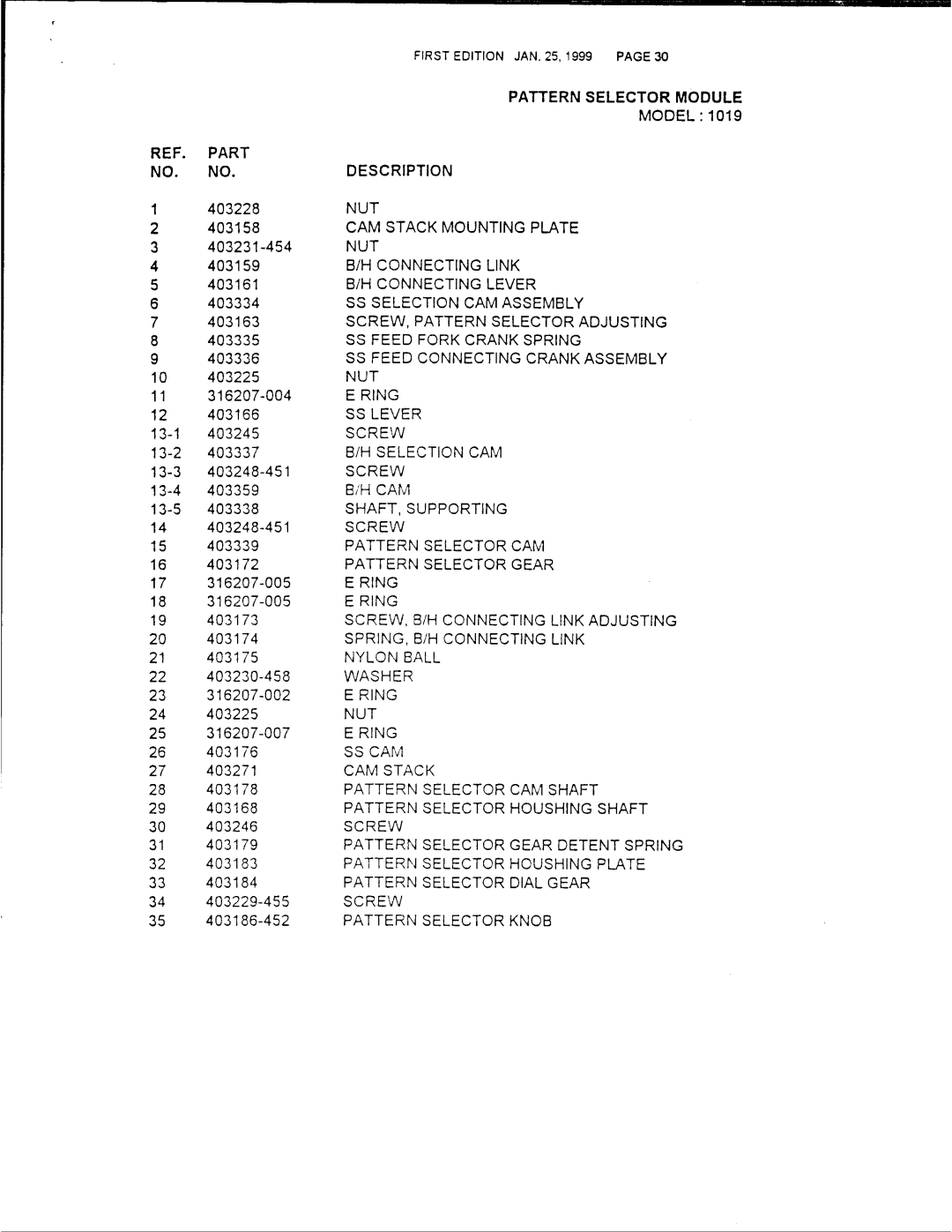 Singer 1019, 1025, 1027 manual 