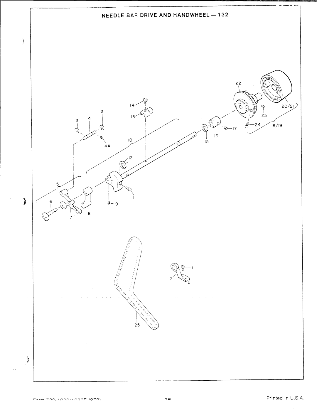 Singer 1030, 1036E manual 