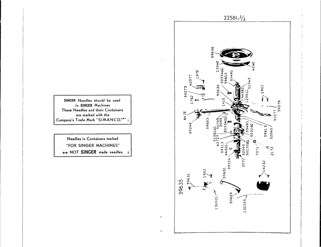 Singer 105-9 manual 