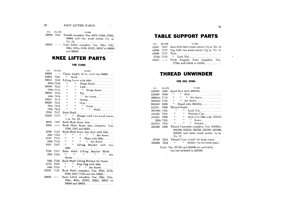 Singer 107-1, 107-2 manual 