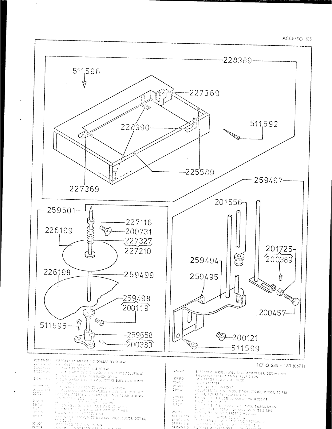 Singer 107G235 manual 