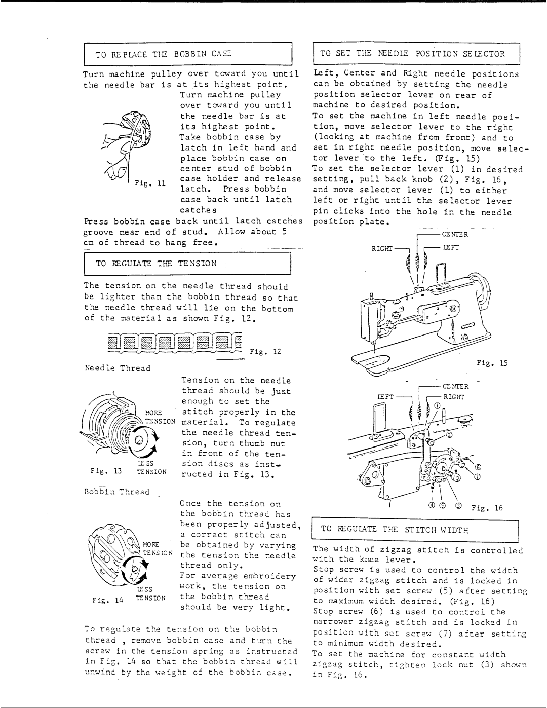 Singer 107U202 manual 