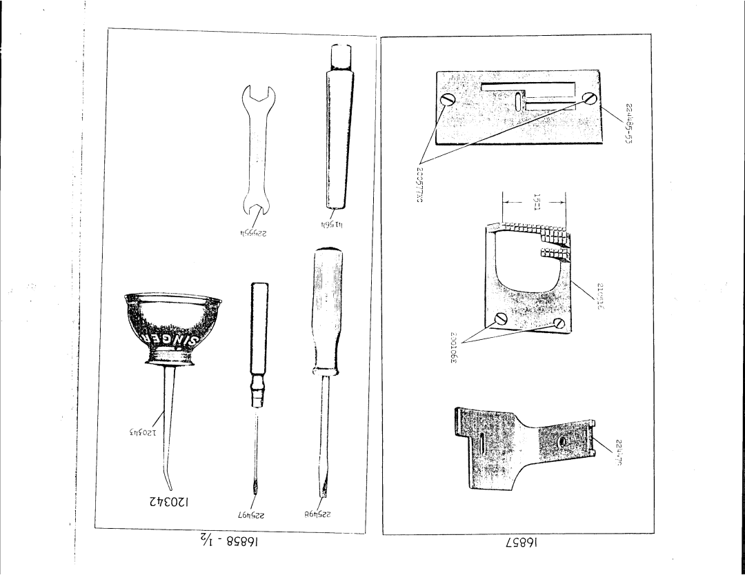 Singer 107W15 manual 