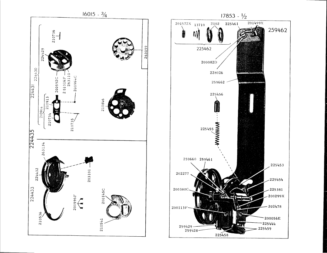 Singer 107W50 manual 