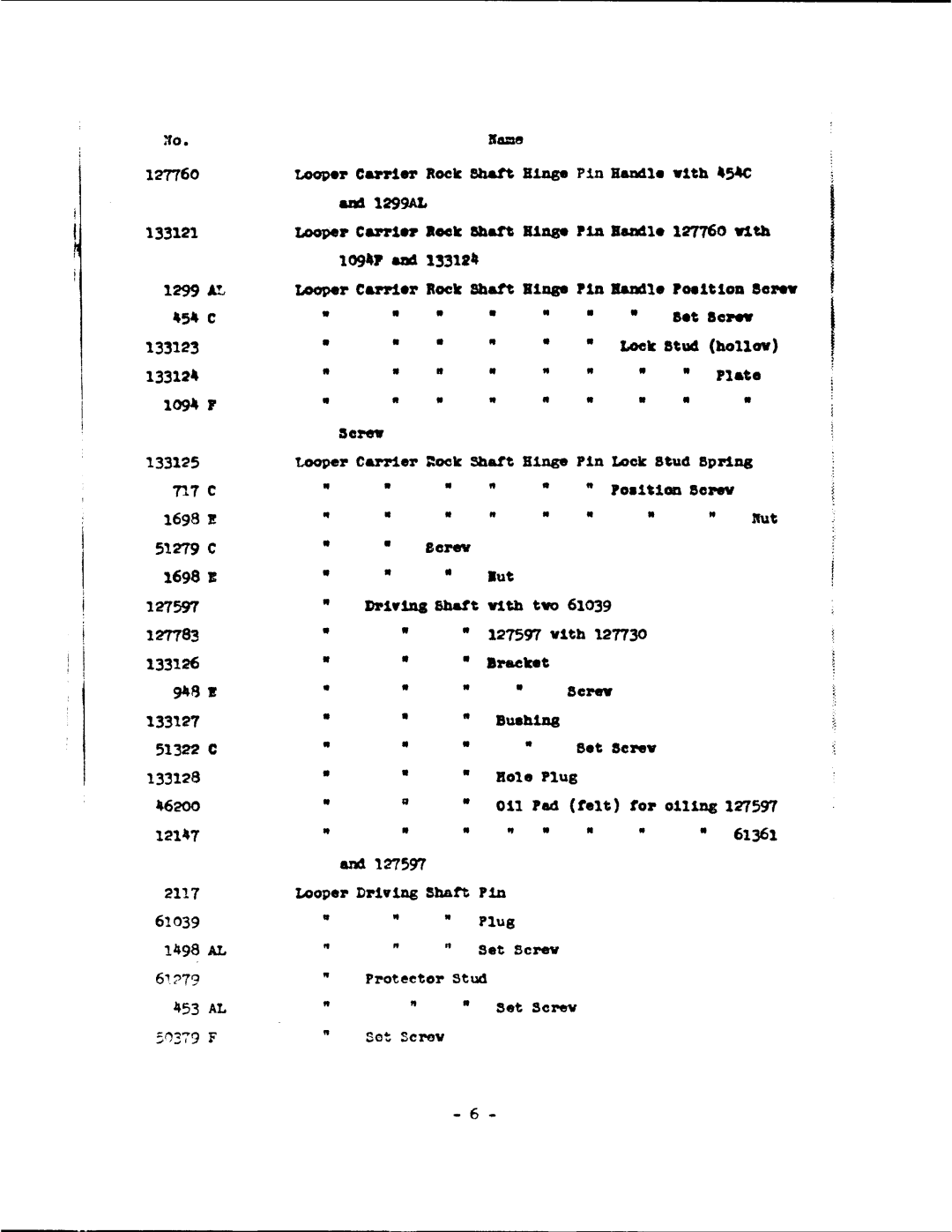 Singer 109-320 manual 