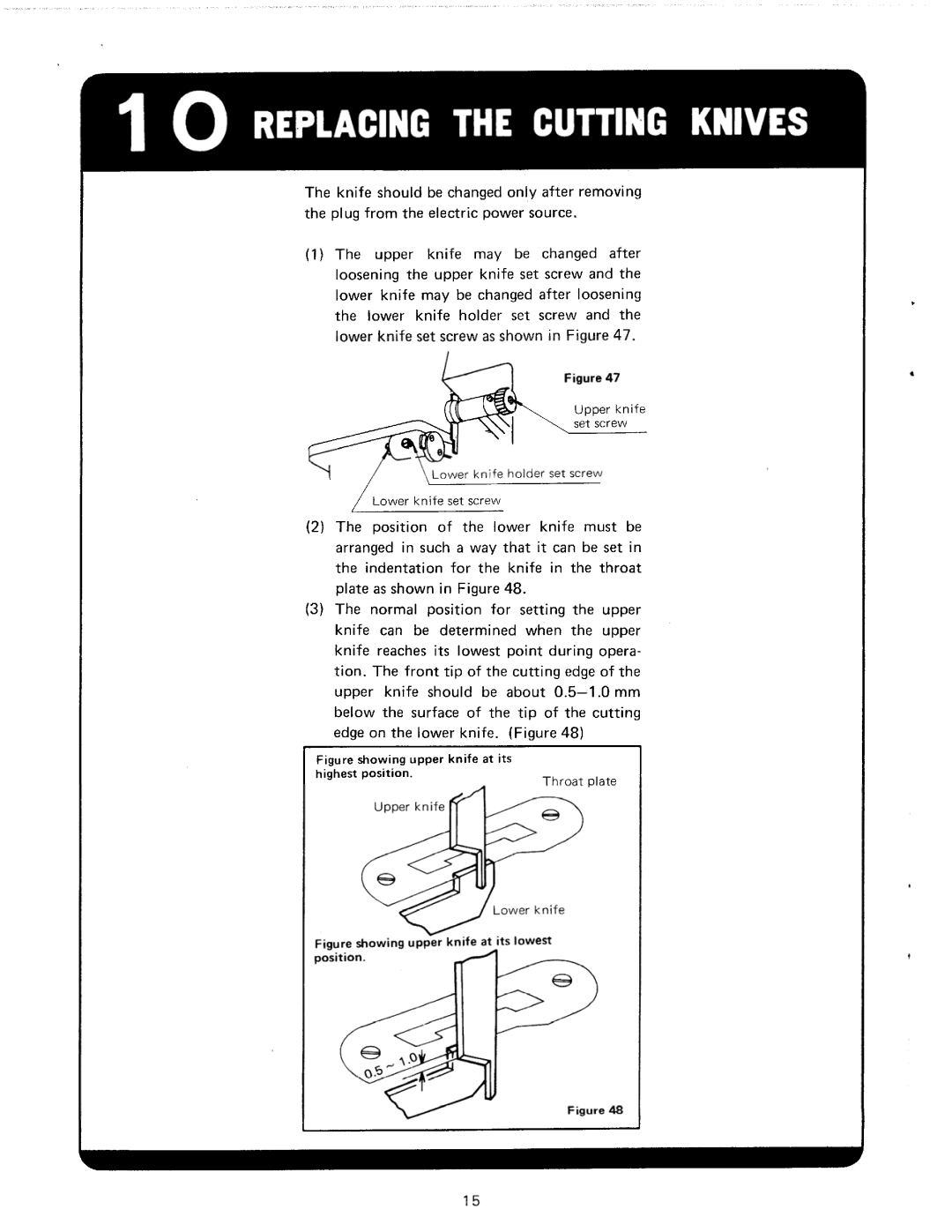 Singer 10uJ13 manual 