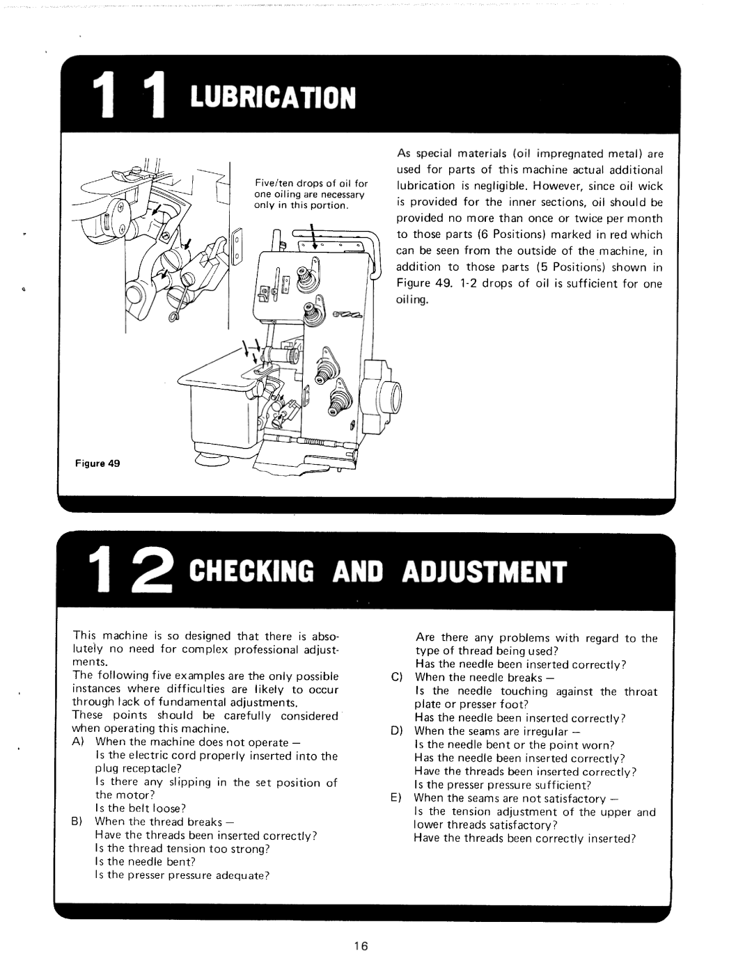 Singer 10uJ13 manual 