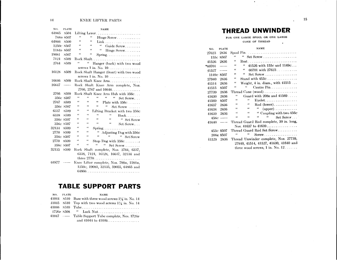 Singer 112-1 manual 