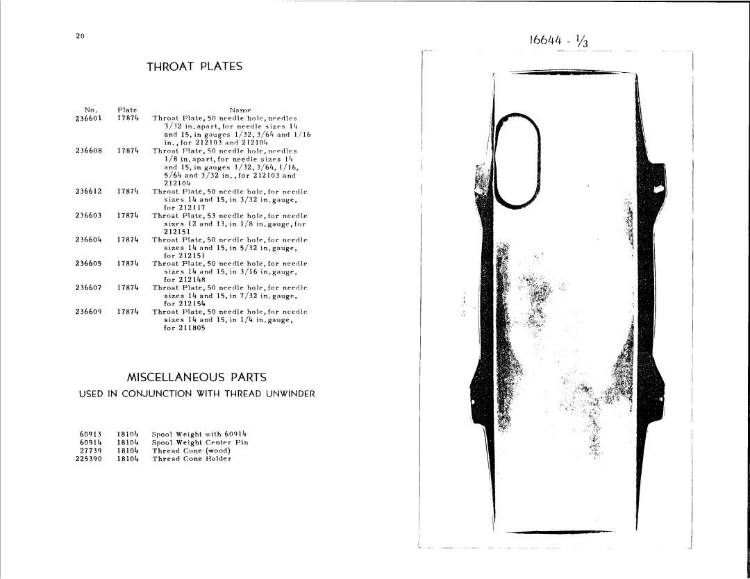 Singer 112W146 manual 