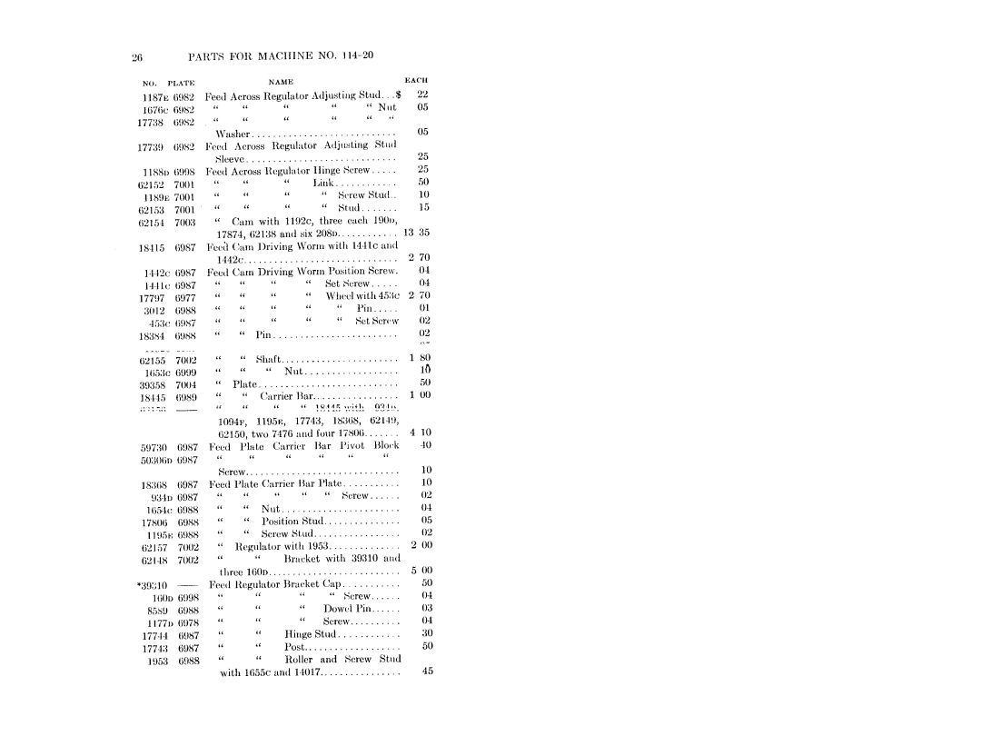 Singer 114-1, 114-20 manual 