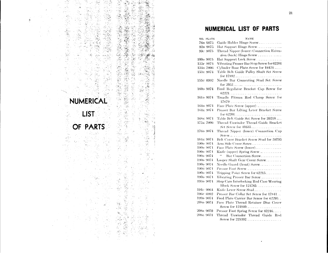 Singer 114-21 manual 