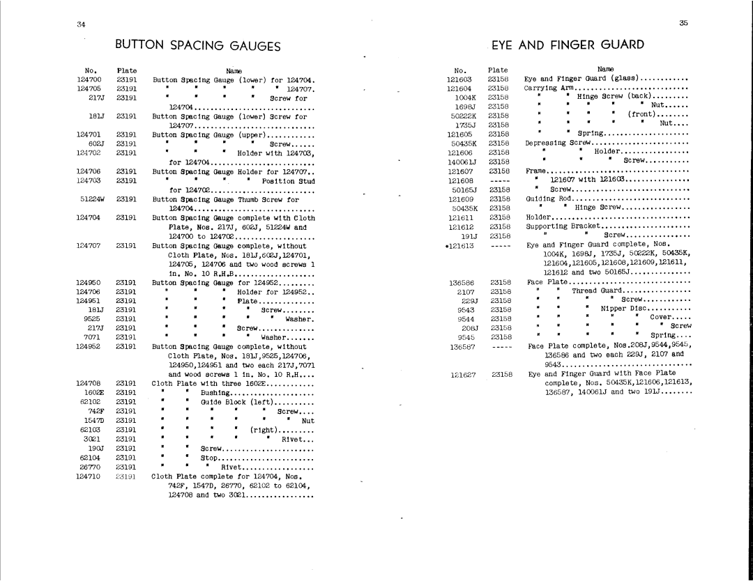 Singer 114-35, 114-34, 114-33, 114-32 manual 