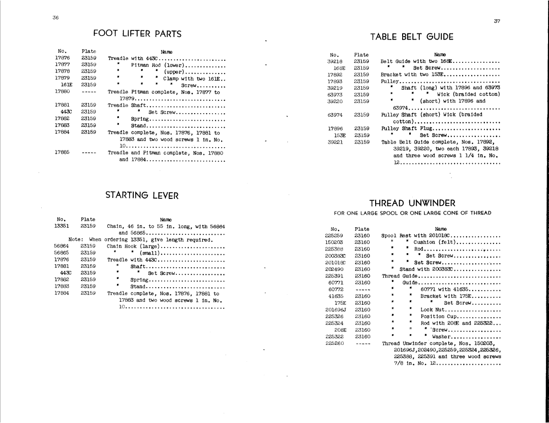 Singer 114-32, 114-34, 114-33, 114-35 manual 