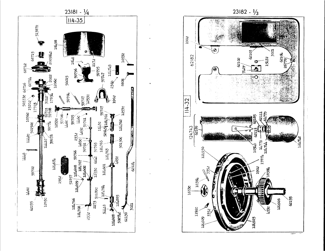 Singer 114-35, 114-34, 114-33, 114-32 manual 