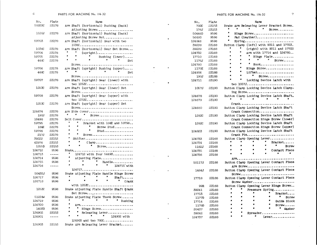 Singer 114-34, 114-33, 114-35, 114-32 manual 