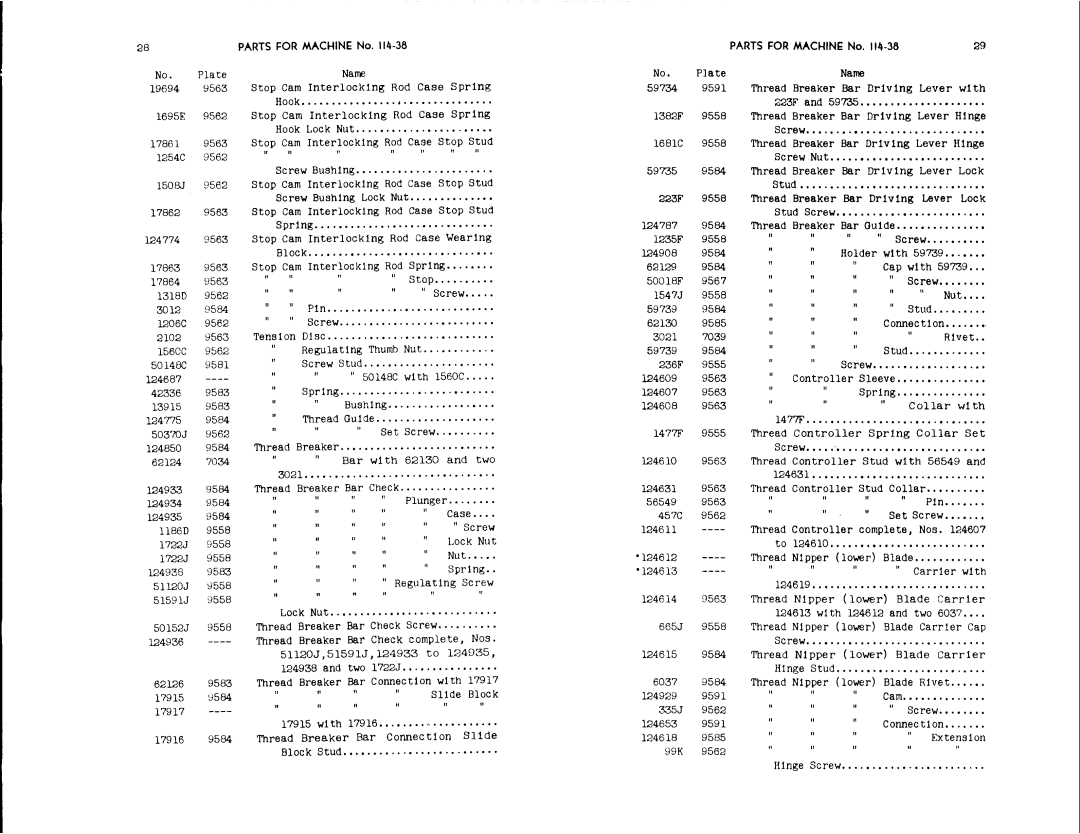 Singer 114-38 manual 