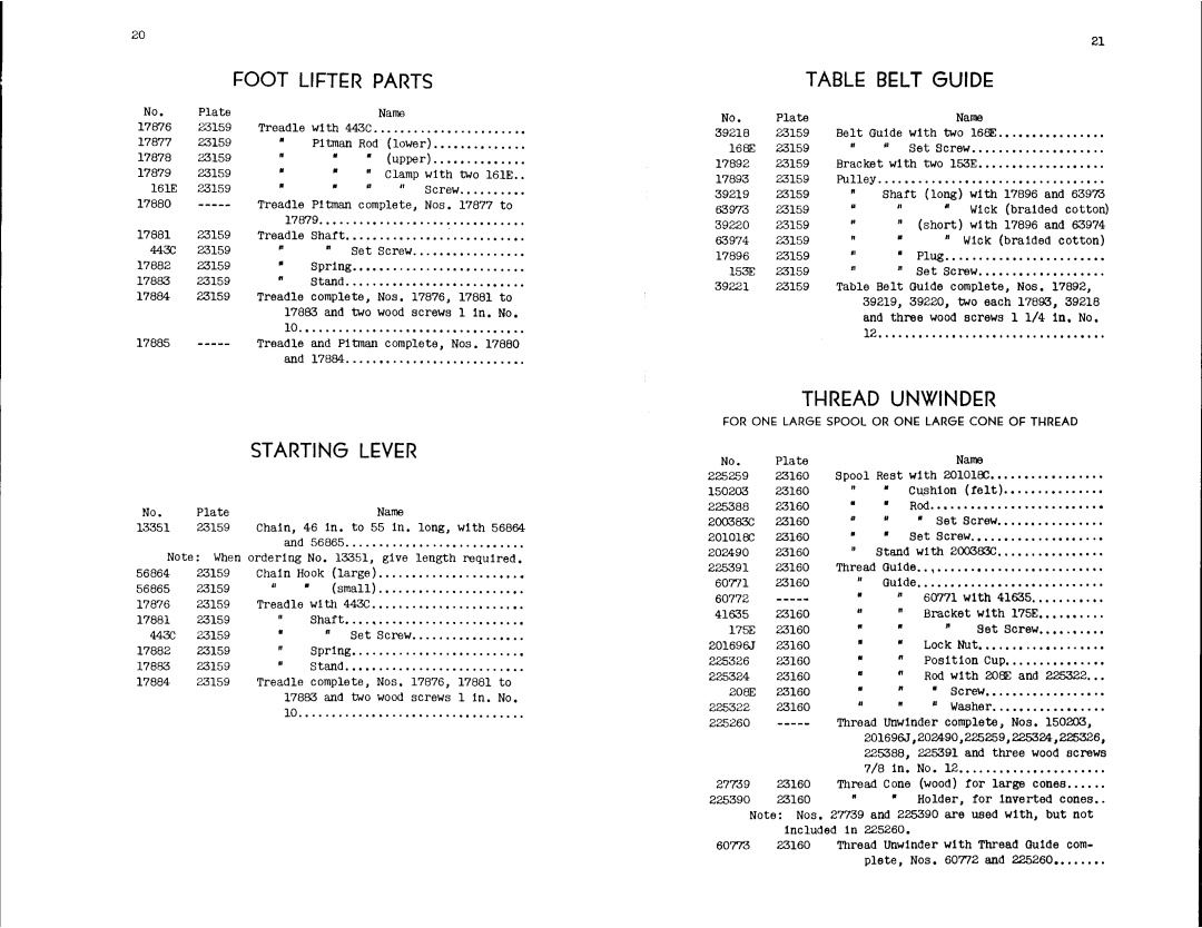 Singer 114-41, 114-39 manual 