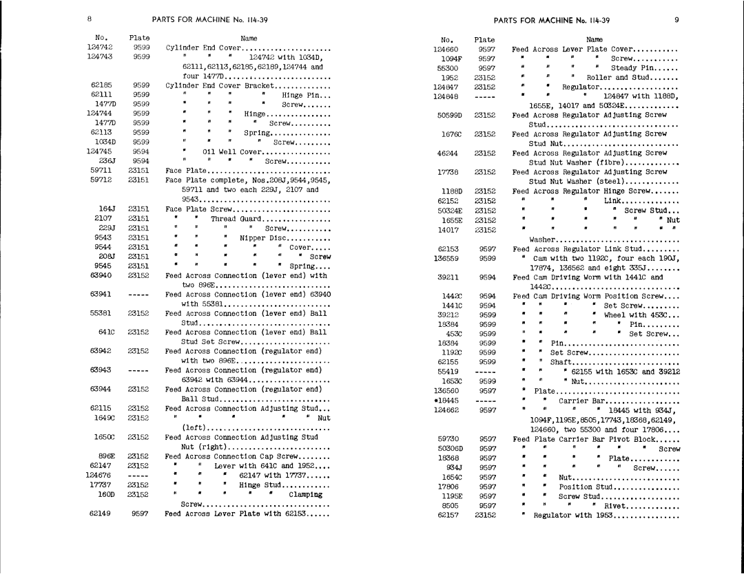 Singer 114-41, 114-39 manual 