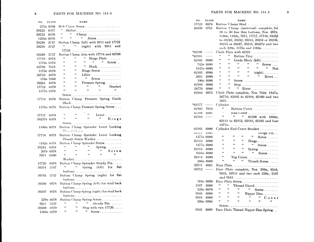 Singer 114-3, 114-4 manual 