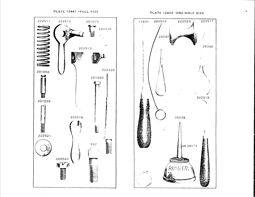 Singer 114W101 manual 