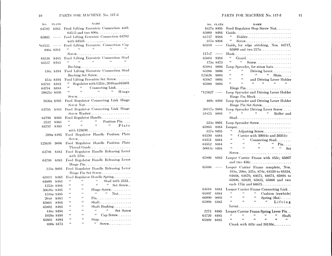 Singer 117-3, 117-4 manual 