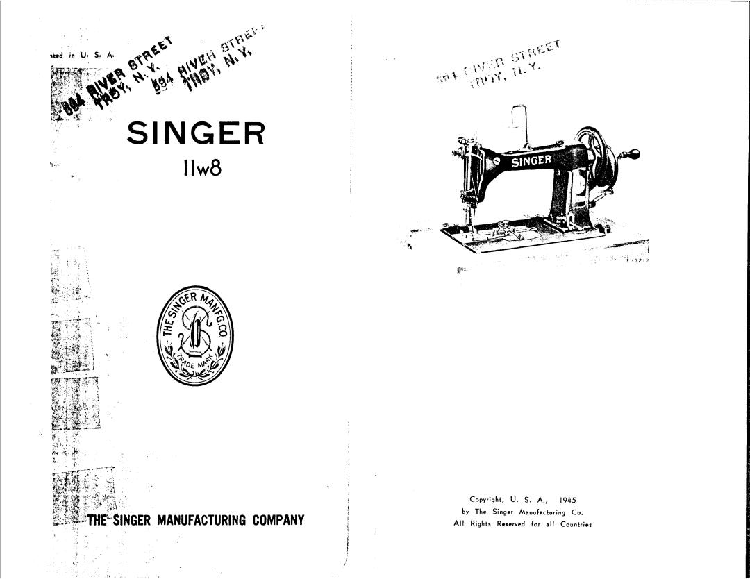 Singer 11W8 manual 