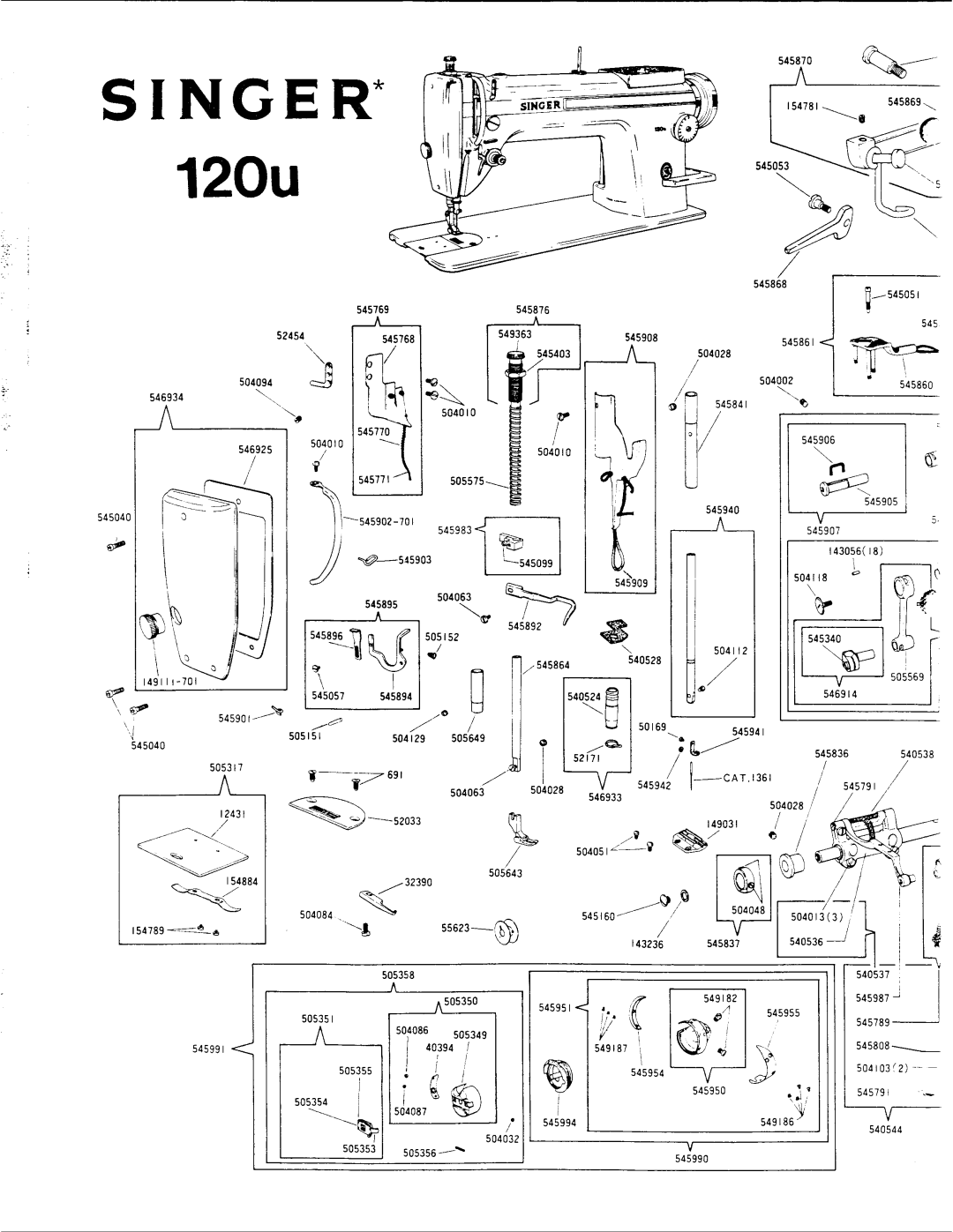 Singer 120U manual 