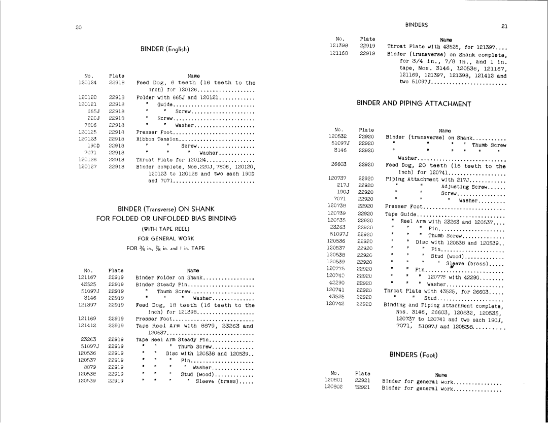 Singer 1300-2, 1300-1 manual 