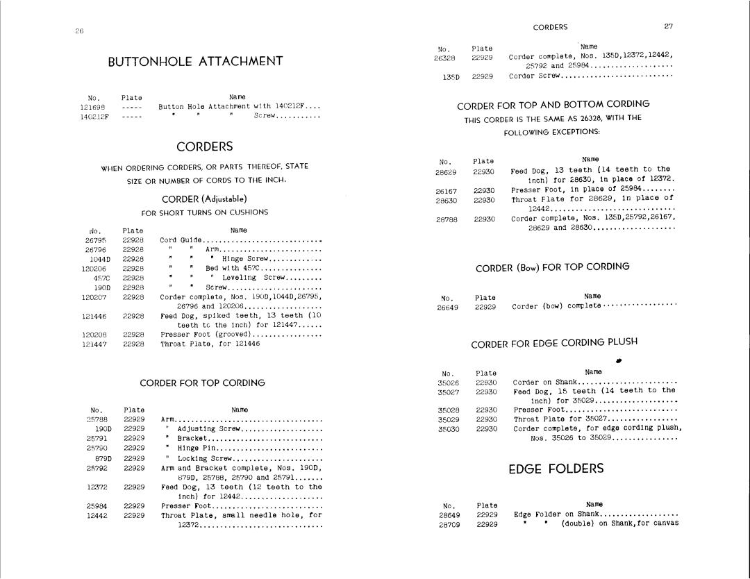 Singer 1300-1, 1300-2 manual 