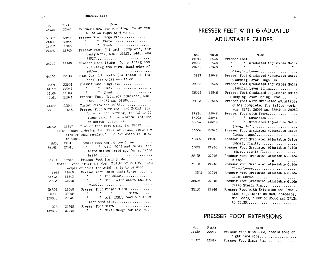 Singer 1300-2, 1300-1 manual 