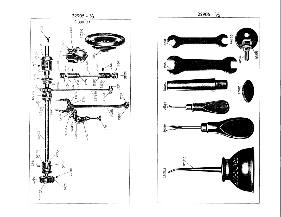 Singer 1300-1, 1300-2 manual 