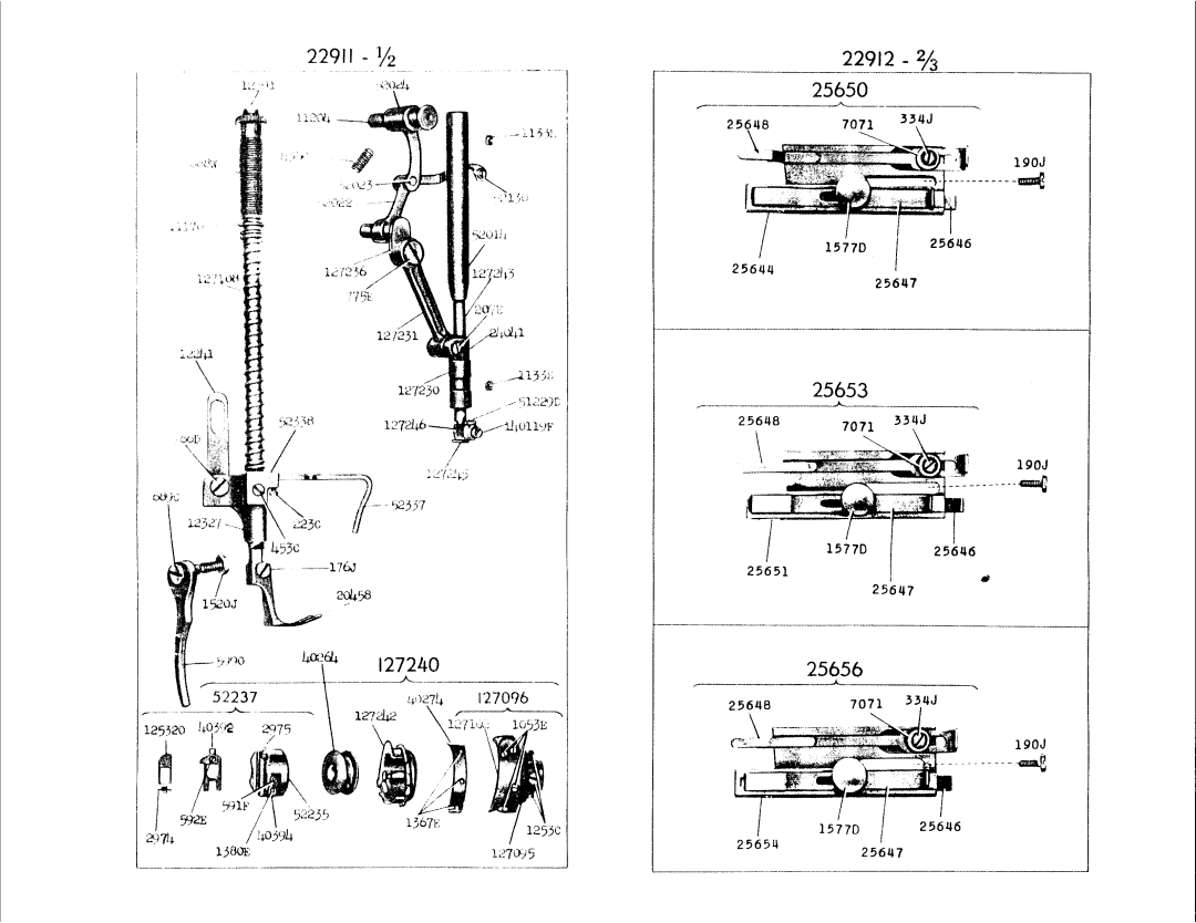 Singer 1300-2, 1300-1 manual 