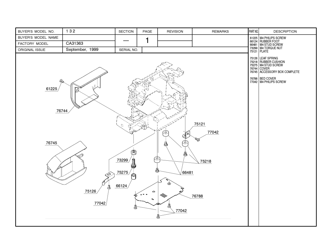 Singer 132 manual CA31363 